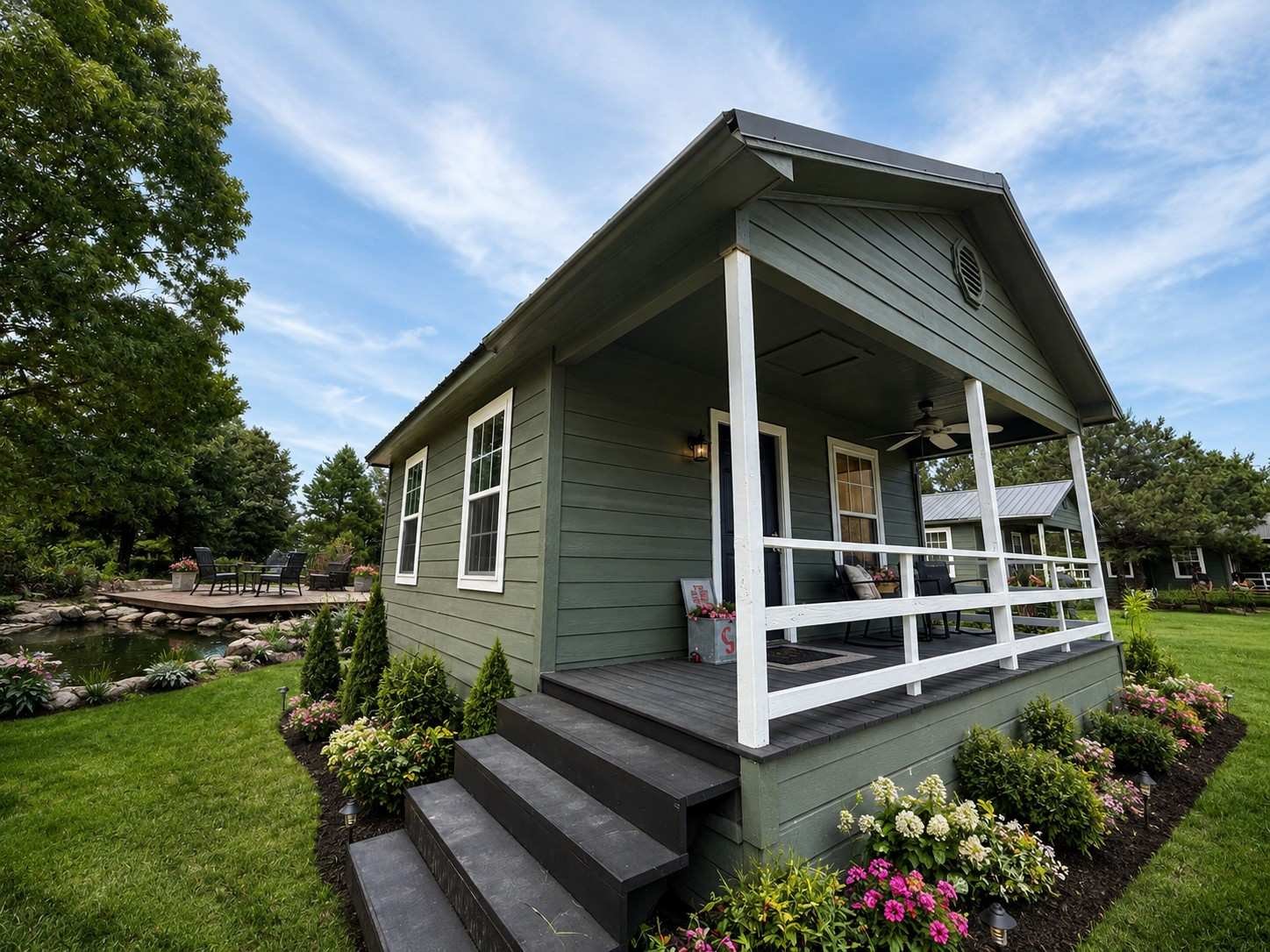 The Big Little tiny home model exterior